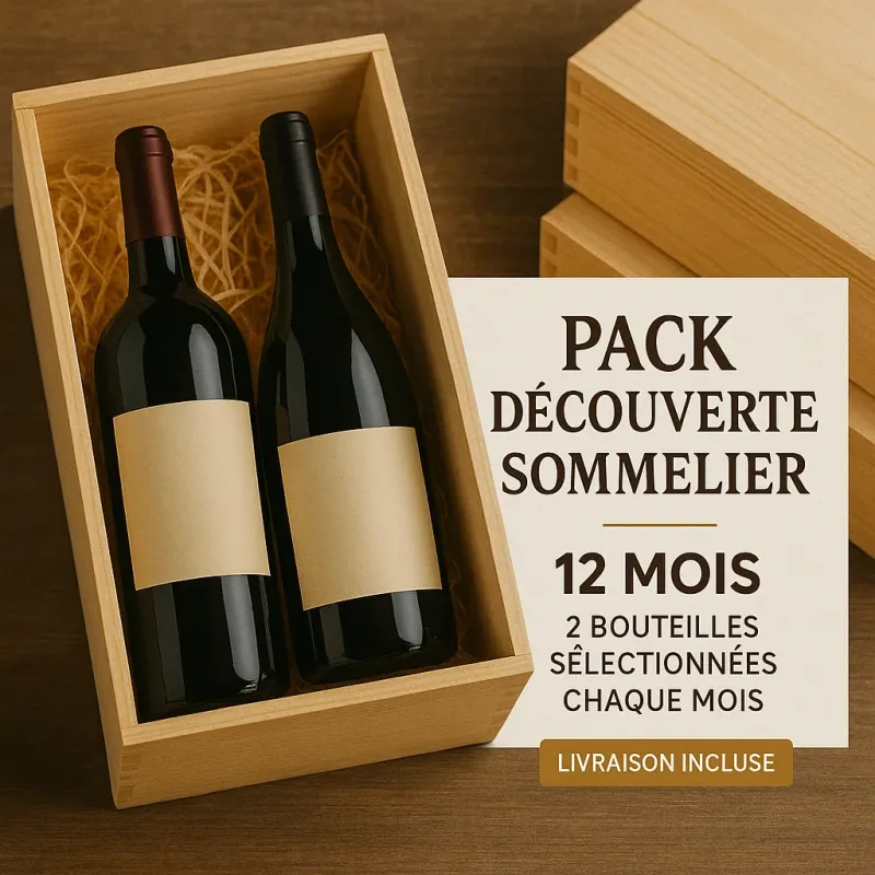 PACK DECOUVERTE SOMMELIER 12 MOIS