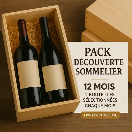 PACK DECOUVERTE SOMMELIER 12 MOIS