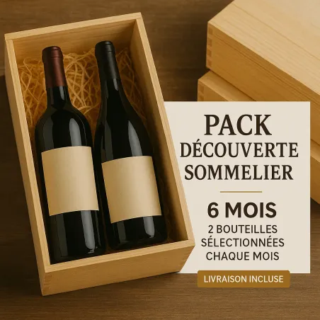 PACK DECOUVERTE SOMMELIER 6 MOIS