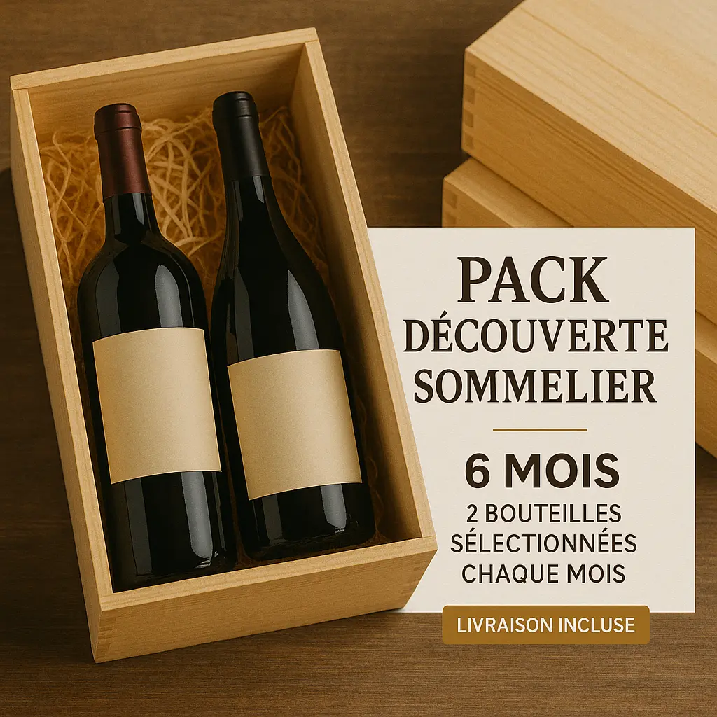 PACK DÉCOUVERTE 6 MOIS SOMMELIER